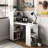 HOMCOM Modern Home Office Desk with 6-Tier Storage Shelves, 47" Writing Table with Bookshelf-942987999
