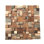 Carreau de mosaïque murale en bois pour bateau l 11 7/8 po x H 11 7/8 po x P 1/2 po, finition naturelle (paquet de 11)