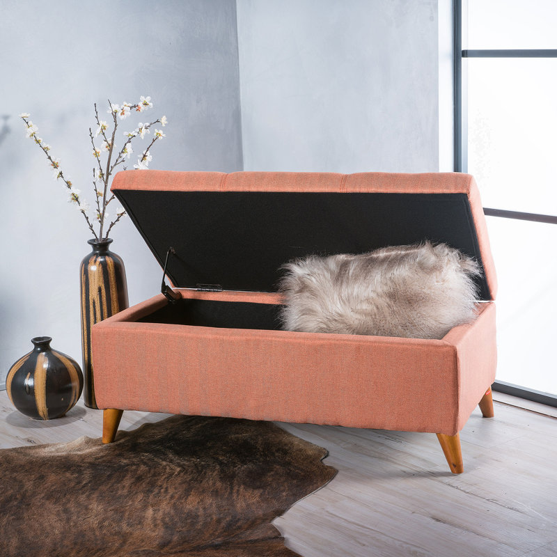 Autre modèle de repose-pieds avec rangement, banc d'entrée multifonctionnel, banc de chambre à coucher