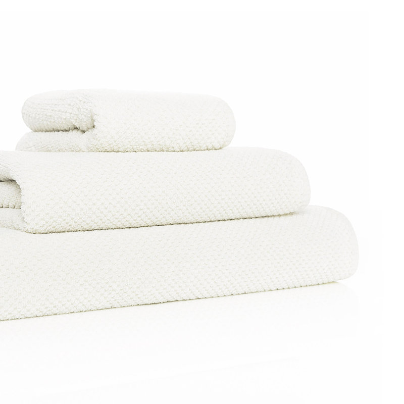 Bee Waffle Waffle Bath Towel, Snow
