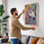 Rainbow Unicorn Dreams Modern - Wrapped Canvas-954046323-954046328