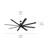 Kichler Breda 84-inch 8-Blade Ceiling Fan in Satin Black with Satin Black Blades-1992409045-1992409066