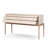Tarres Console Table-Beige Painted Linen