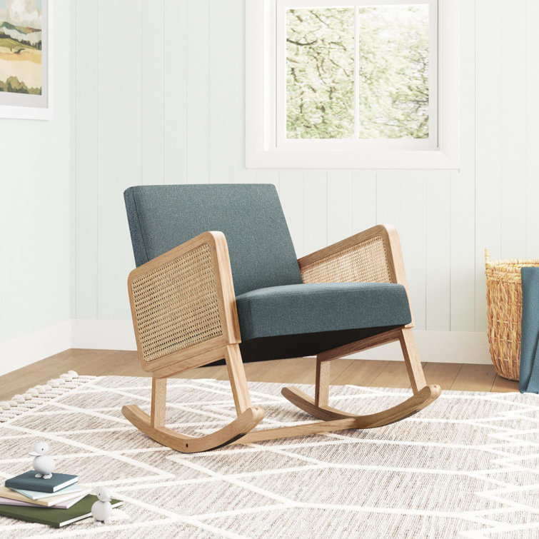 Small Rocking Chair Nursery, Modern Rocking Chair with High