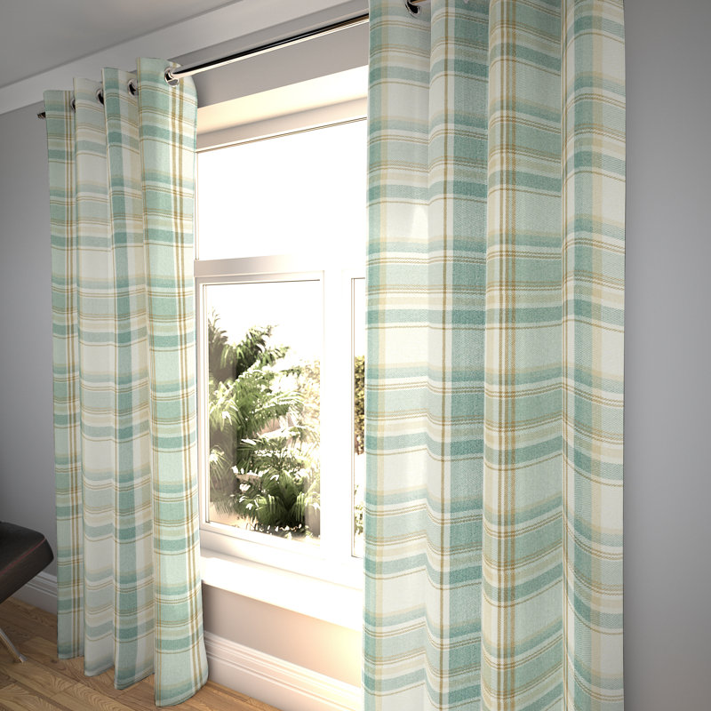 Oak Bluffs Blackout Curtain Pair, 167 W x 137 D cm