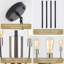 Luminaire suspendu industriel rustique à 6 lumières à intensité variable de style lustre Spoutnik Gwendloyn pour îlot de cuisine-357173866