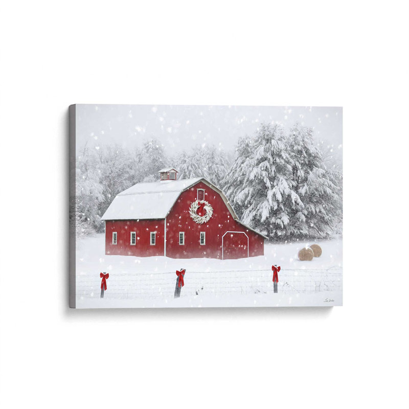 Snow Country Christmas by Lori Deiter Art Print, Wrapped Canvas, 24 W x 18 H, Does Not Apply