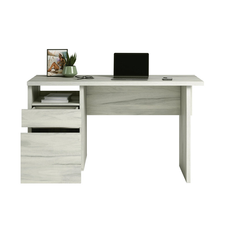 Bureau avec tiroir classeur, finition blanche