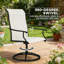 Ensemble de 2 chaises d'extérieur, chaises pivotantes-123954205