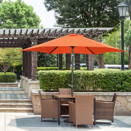 Arlmont & Co. Edwina 108'' Market Umbrella & Reviews | Wayfair