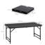 Lewert Rectangular Steel Outdoor Dining Table - 118 cm W 60 cm D