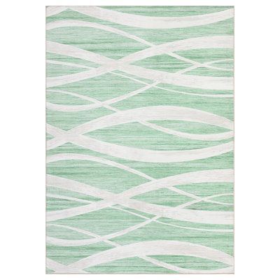 Modern Area Rug Washable Rug Large Living Room Rug Indoor Soft Throw Rugs Ultra-Thin Non-Shedding Bedroom Rug Foldable Low Pile Non Slip Accent Carpet for Dining Nursery Farmhouse Home Office