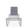 Holna Outdoor Rust-Resistant Metal Chaise Lounge