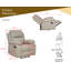 Fauteuil inclinable en similicuir Zanelle-1856149440