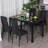 5 - Piece Normal Height dining set-1352861064