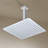 1-Spray Patterns With 2.5 GPM 11.8 In. Ceiling Mount Fixed Shower Head With Shower Arm-111875544