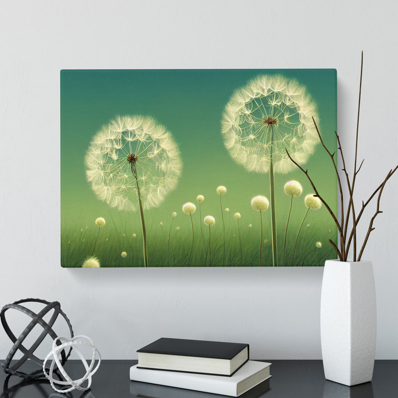 Dandelion Field Vol.1 - Wrapped Canvas, 50cm H x 76cm W x 3cm D