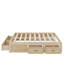 Lit plateforme double avec 6 tiroirs-267751240