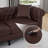 135.8" Wide Left Hand Facing Sofa & Chaise With Ottoman-1009422175