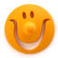 Crochet mural smiley sourire