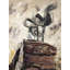 Impression sur toile de bâtons rétro et sac de golf sur toile