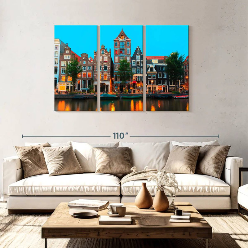 Sirci Dusky Amsterdam House, H 48 po x l 74 po