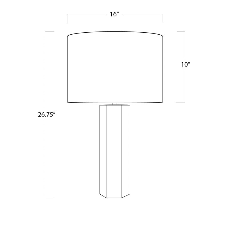 Lampe de table Stella Alabaster