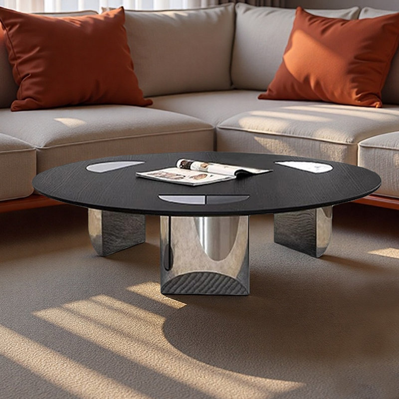 Table basse italienne de luxe minimaliste, H 14,17 po x L 47,24 po x l 47,24 po
