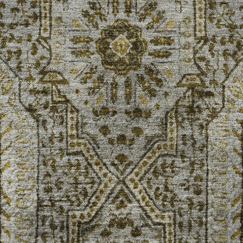 Premium Machine Washable Tara Panels Rug, Rectangle 3' x 5'