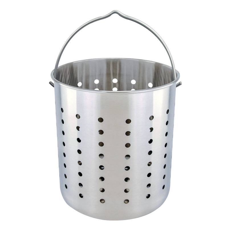 Chard 42 Qt Stainless Steel Stock Pot with Strainer Basket