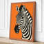 Zebra in Profile Graphic - Wrapped Canvas-1334229535-1334229539