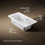Archer® Alcove Whirlpool with Bask Heated Surface, Tile Flange and Left-Hand Drain-1170792446-1190528940