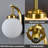 Modern Milk Glass Globe Shade Bathroom Light Vanity Light Fixture for Hallway Living Room Wash Room Powder Room-701660552-701660548-699395728