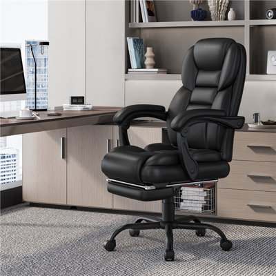 Inbox Zero Merito Executive Chair with Headrest