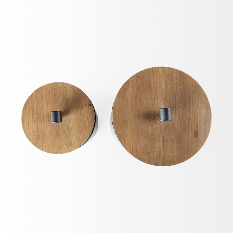 Metal Canister - Set of 2