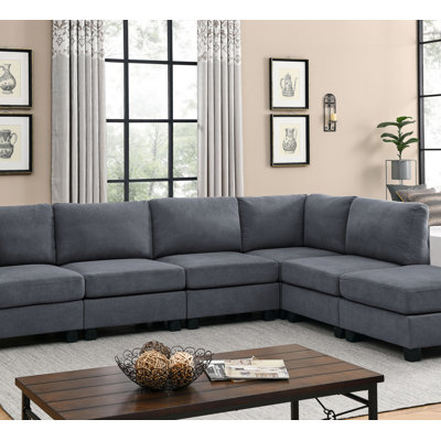 Durable Polyester Modular Sectional Sofa With Easy Assembly