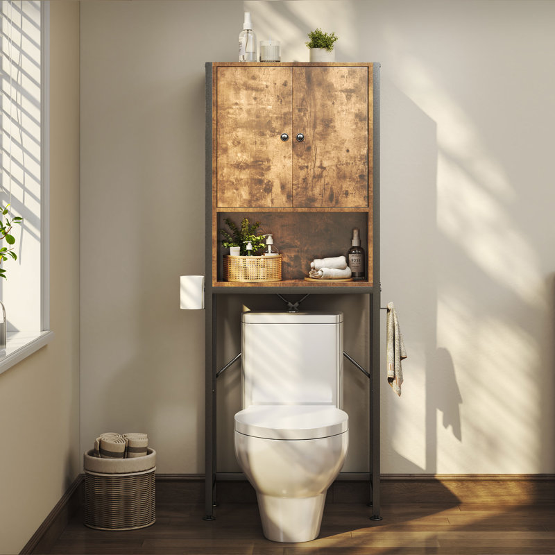 Rangement au-dessus de la toilette Lechiaro l 24,8 po x H 64,9 po x P 9,4 po