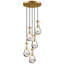 Lustre en verre doré à 5 lumières pour salon et cuisine-2039041953-2046812450-2046812449