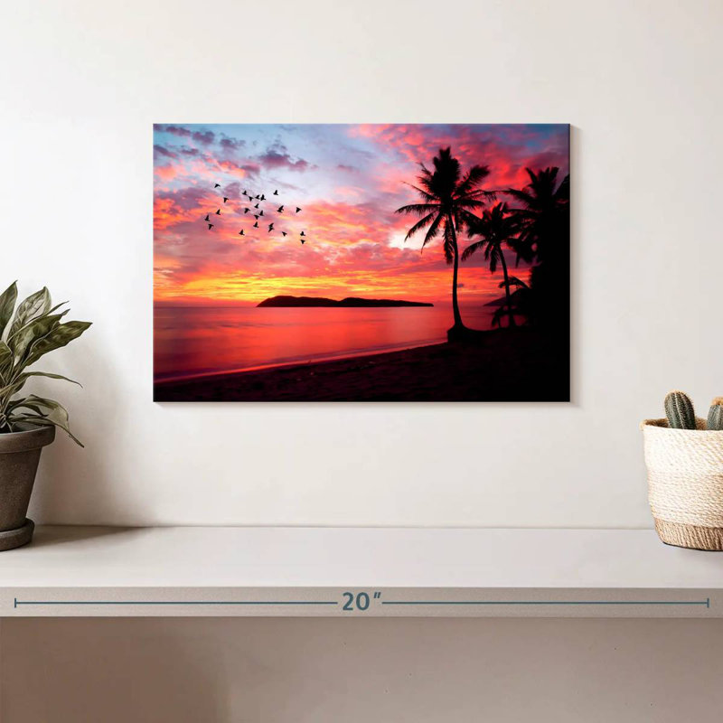 Red Tropical Beach