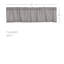 Cantonnière en toile de jute gris tourterelle-1035404455