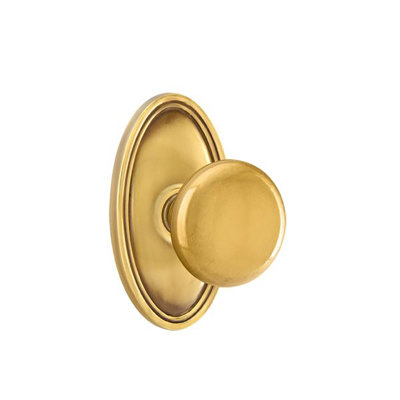 Privacy (Bed & Bath) Providence Knob with Oval Rose