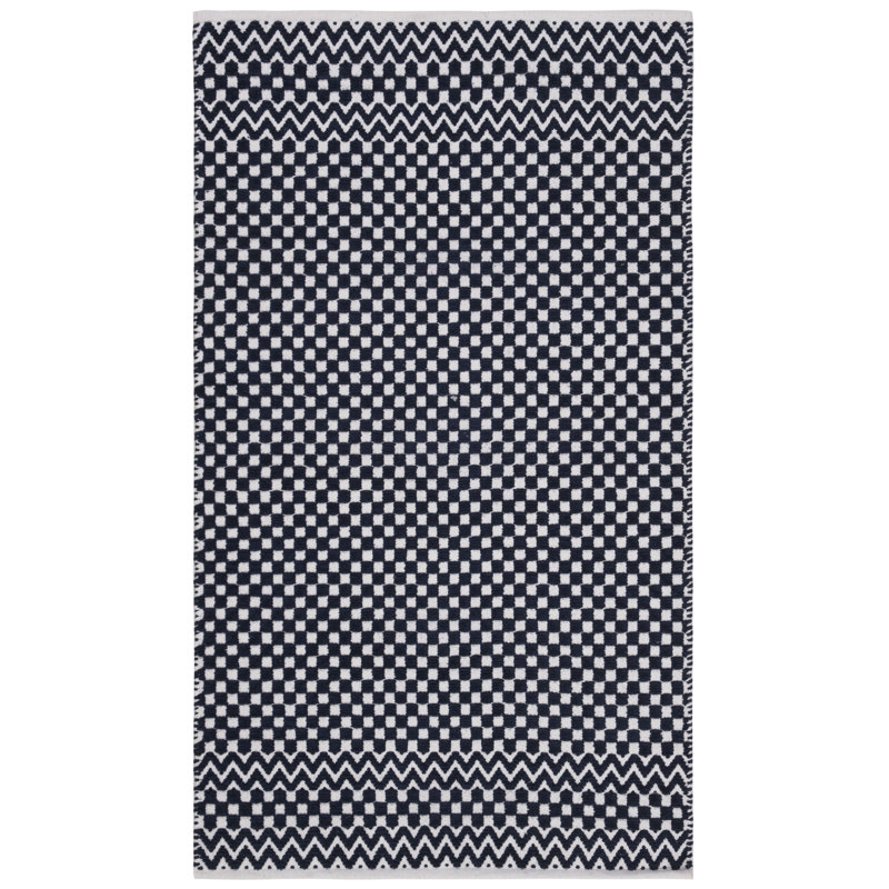 Alpizar Flat Weave Cotton Geometric Rug, Rectangle 6' x 9'