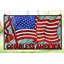 Panneau de vitrail American Flag