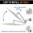 Premium Wall-Mounted Rainfall & High-Pressure Shower Head