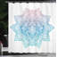Ensemble de rideau de douche + crochets-44339931