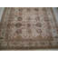 Tapis oriental en laine noué à la main beige / vert