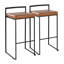 Ensemble de 2 tabourets de bar empilables Contemporary-641408324-641408325-641408331