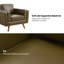 Fauteuil en cuir avec pieds en bois massif-1750168414