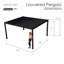 Abri de protection contre les intempéries en aluminium pour pergola 12 'x 14' avec système de drainage Kozyard Pergola-90613659-127367580