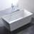 Chloe Freestanding Soaking Acrylic Bathtub-83697496